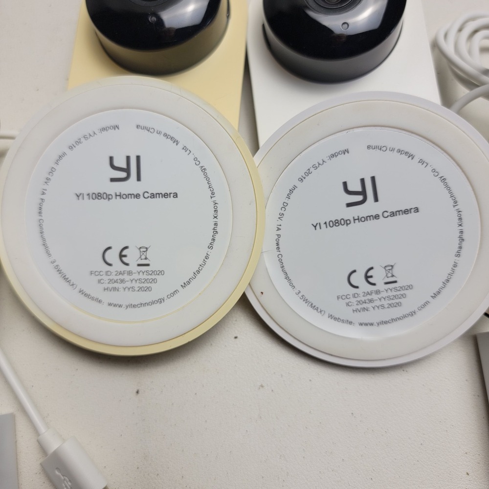 YI 1080p Home Camera Indoor Smart Security WiFi 4-Pack White YYS.2016 - Picture 5 of 10